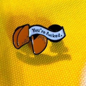 3/$20 🥠 fortune cookie pin